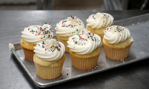 white cupcakes